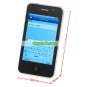 Quad Band Single Card Dual Cameras WIFI Bluetooth 3.5-inch Touch Screen Phone - Silver