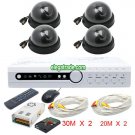 H.264 4 Channel Digital Video Recorder + Black Dome Camera