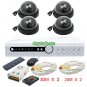 H.264 4 Channel Digital Video Recorder + Black Dome Camera