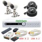 H.264 4 Channel Digital Video Recorder + Black Dome Camera + Φ8-16 LEDs Camera