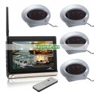 2.4G Wireless Clock Hidden Camera + Monitor(4 * 2.4G Clock Camera)