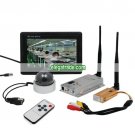 2.4G Wireless Receiver Transmitter Dome Camera + 7-inch TFT Color Monitor- 1 Channel