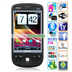 Chang Jiang 007 Camera WIFI  TV Bluetooth Java 3.2-inch Touch Screen Smartphone