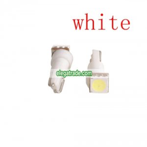 Car T5 5050 SMD Dashboard LED bulbs light - white(1 Pair)