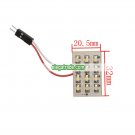 12 SMD LED Super Bright White Interior Dome Light - 1206