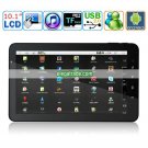 Android 2.2 800MHZ 512M 4G HDD WIFI 10.1-inch LED Panel Dual Point Touch Screen Tablet PC - X8