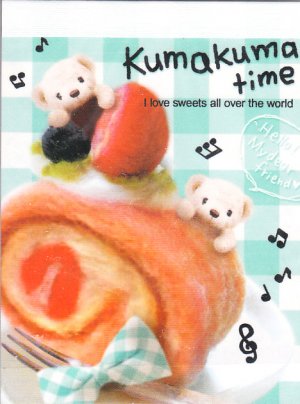 Q-Lia KumaKuma Time Mini Memo