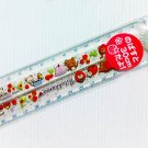 San-X Rilakkuma Strawberry Series Foldable Ruler Blue