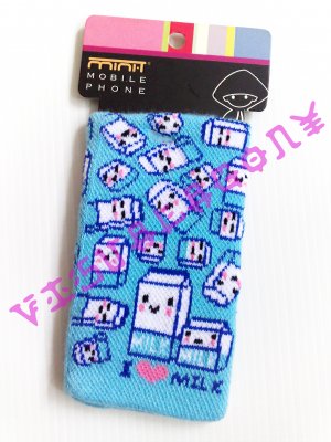 I &acirc;�&yen; Milk Mobile Phone Sock