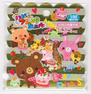Pool Cool Bear's Friends Sticker Sack