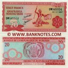 Burundi 20 Francs 1.11.2007 UNC