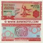 Burundi 20 Francs 1.11.2007 UNC