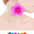 FASHION ORANGE FLOWER EARRINGS