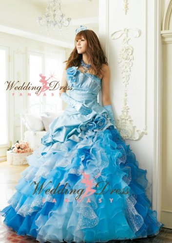 Blue Wedding Dress