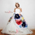 Rainbow Wedding Dress