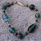 ED Bluegreen Beaded Bracelet
