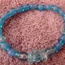 ED Turquoise Blue Stretch Beaded Bracelet