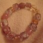 ED Pink and Clear Chunky Bracelet