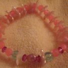 ED Pink and Green Beaded Bracelet