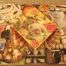 ED Tea Set Collage Rectangular 16 x 20 x .75