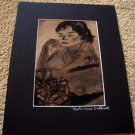 ED Colorless Caberet 8x10 Black & White Matted Drawing
