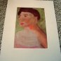 ED Pastel Woman Portrait Drawing 8 x 10