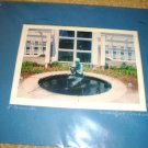 ED Waterford Gardens Female Statue Fountain Color Photo 8x10 Matted