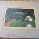 ED Waterford Gardens Pond Color Matted Photo 8x10