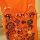 ED Coral Women's Hand Decorated Sparkle Tank XXL