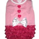 Dog Shirts Adorable Pink Ruffle Tank Dress