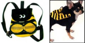 Dog Clothes Bee Back Pack Dog Harness