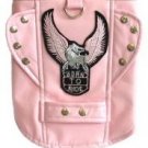 Dog Clothes Adorable Born To Ride Pink Motorcycle Jacket