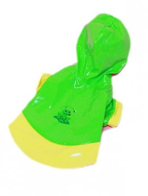 Dog Clothes Adorable Frog Rain Coat Rain Coat