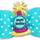 Dog Clothes Adorable Happy Birthday Bow