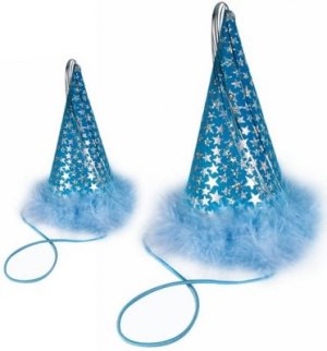 Dog Clothes Adorable Blue Party Hat