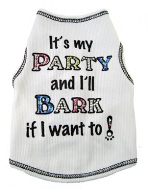 Dog Clothes Adorable It's My Party Tank