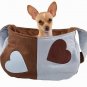Dog Clothes Lovey Dovey Blue Snuggle Sack
