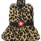 Dog Clothes Beautiful Gold Sequined Velvet Dress