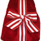 Dog Clothes Adorable Red Christmas Present Velvet Tank