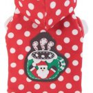 Dog Clothes Adorable Christmas Cocoa Hoodie