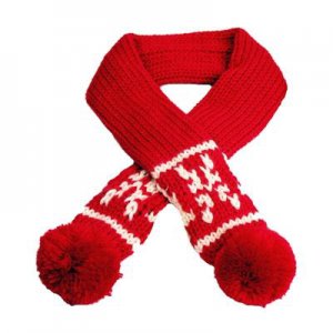 Dog Clothes Adorable Winter Scarf- Snowflake