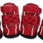 Red Ribbon Bow Dog Boots Shoes