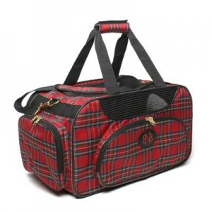 Dog Clothes Tartan Weekender Pet Carrier