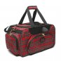 Dog Clothes Tartan Weekender Pet Carrier