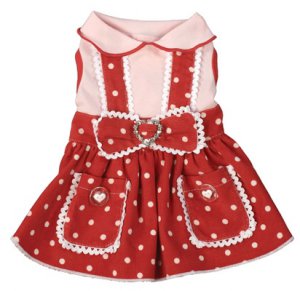 Dog Clothes Adorable Love Me Dress