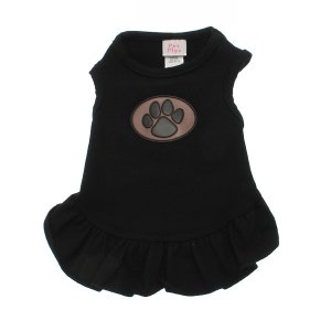 Dog Clothes Adorable Humble Paw Dress with Scented Patch