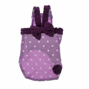 Dog Clothes Adorable Lilac Polka Dot Dress