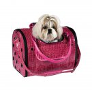 Dog Clothes Adorable Croco Pet Carrier Tote - Pink