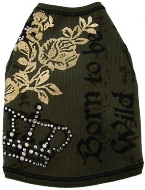 Dog Clothes Adorable Born To Be Wild Tank