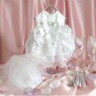 Dog Clothes Beautiful Wedding Dress